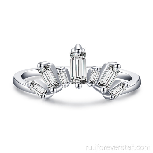 925 стерлингового серебра кольца модные золотые кольца